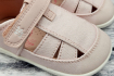 GARVALÍN - letní barefootové boty PIQUE METALIZADO ROSA