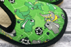 BEDA bačkůrky - užší kotník GREEN DINOBALL