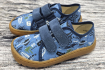 FRODDO Barefoot - textilní boty, tenisky, plátěnky BLUE/DENIM