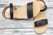 FRODDO Barefoot Flexy Lia - sandále, BLACK