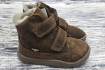 FRODDO - ZERU TEX barefoot ZIMNÍ boty s membránou DARK BROWN