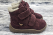 FRODDO - ZERU TEX barefoot ZIMNÍ boty s membránou BORDEAUX