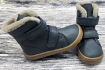 FRODDO - vyšší zimní barefoot boty DARK BLUE