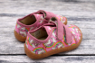 FRODDO Barefoot - textilní boty, tenisky, plátěnky WHITE/PINK