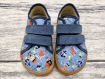 FRODDO Barefoot - textilní boty, tenisky, plátěnky DENIM+