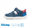 DD STEP - letní barefoot boty, sandály 077 MARINE