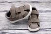 JONAP - barefoot sandálky B8 S, ŠEDÁ, STŘÍBRNÁ