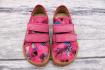 FRODDO Barefoot - textilní boty, tenisky, plátěnky, FUXIA+ (srdíčka)