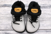 PEGRES - kožené zimní barefoot boty, ŠEDÁ
