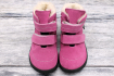 JONAP - kožené zimní boty s membránou B5 RŮŽOVÁ