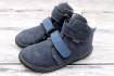 JONAP JAMPI - kožené zimní boty BRIA s membránou MODRÁ