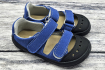 JONAP - barefoot sandálky FELLA MODRÁ microfiber
