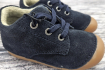 LURCHI - zateplené kožené capáčky WALLY NAVY
