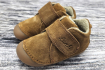 LURCHI - zateplené kožené capáčky WILLOW TAN