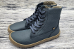 FRODDO - vyšší barefoot zimní boty s membránou DARK BLUE