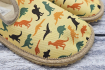 BEDA bačkůrky - užší kotník DINOSAURS