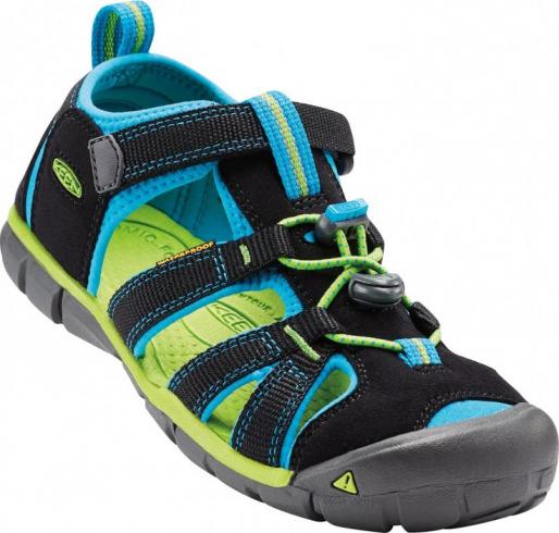KEEN - Seacamp II CNX sandálky, Black/Blue Danube