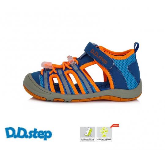 DD STEP - letní boty, sportovní sandály AC65, ROYAL BLUE