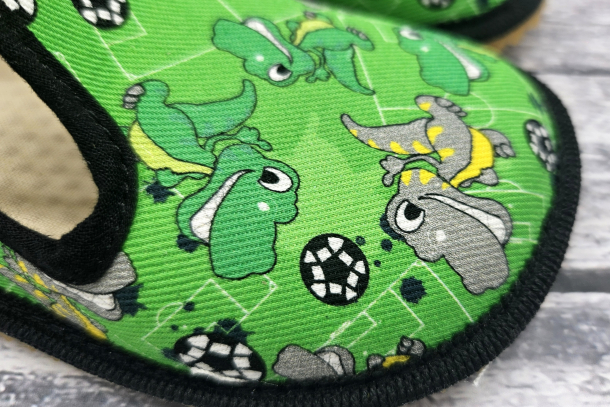 BEDA bačkůrky - užší kotník GREEN DINOBALL
