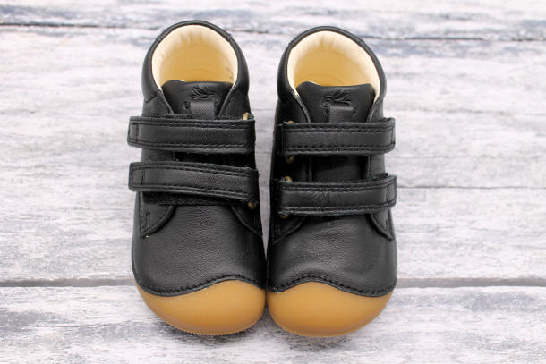 BUNDGAARD - Celoroční boty Petit Velcro, BLACK/GUM