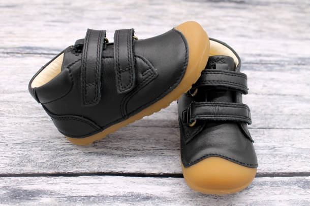 BUNDGAARD - Celoroční boty Petit Velcro, BLACK/GUM