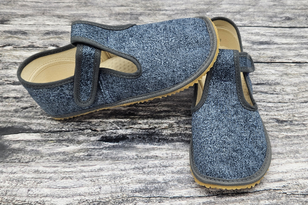 BEDA bačkůrky - GREY DENIM