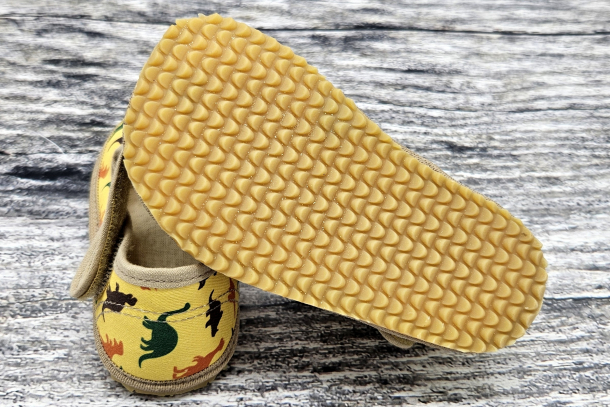 BEDA bačkůrky - užší kotník DINOSAURS