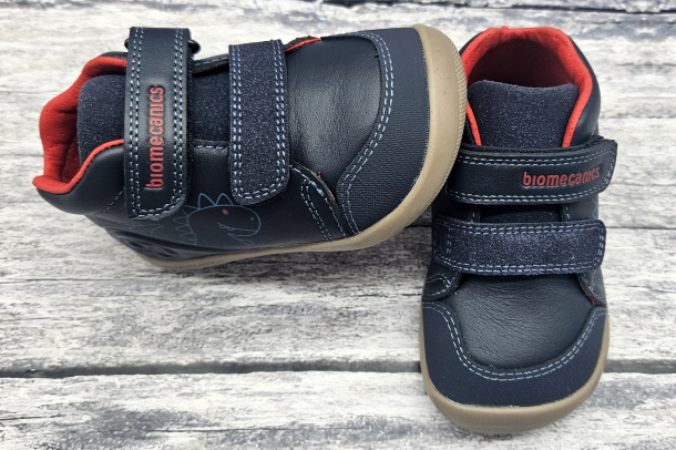 BIOMECANICS - celoroční barefootové boty OCEAN MODRÁ