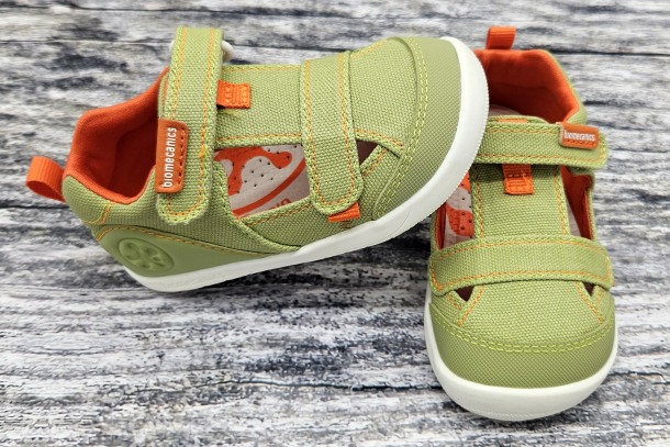 BIOMECANICS - textilní barefootové sandály LONA BASICA VERDE (zelené)