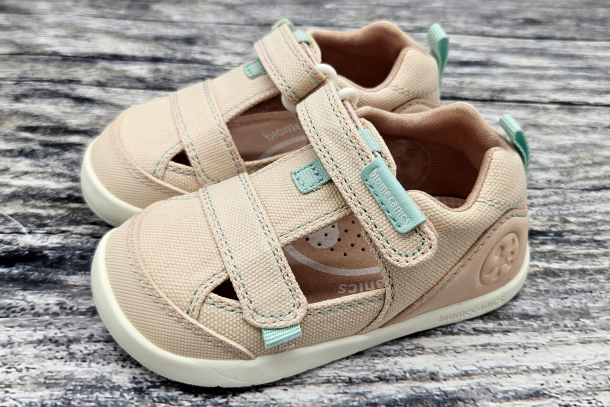 BIOMECANICS - textilní barefootové sandály LONA BASICA ROSA (růžové)