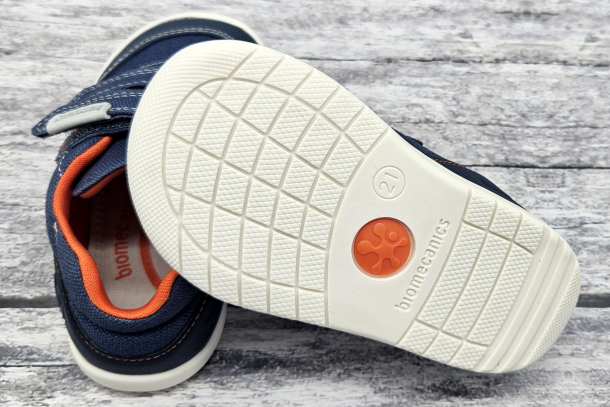 BIOMECANICS - barefootové tenisky PIQUE PETROL