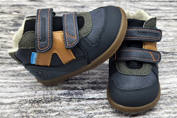 BIOMECANICS - zimní barefootové boty s membránou AZUL MARINO