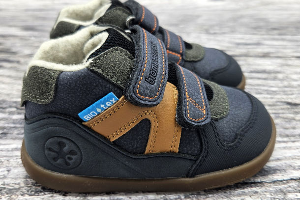 BIOMECANICS - zimní barefootové boty s membránou AZUL MARINO
