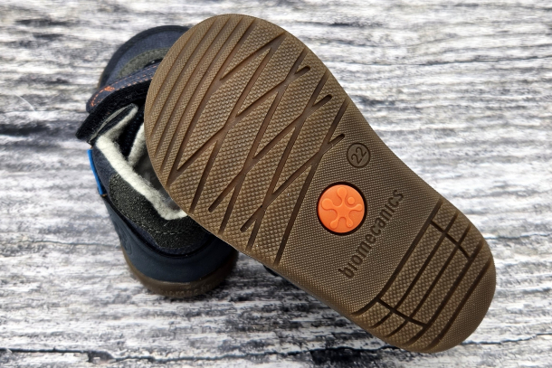 BIOMECANICS - zimní barefootové boty s membránou AZUL MARINO