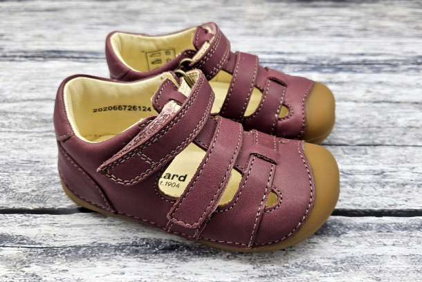 BUNDGAARD - Sandále Petit Velcro, DARK ROSE