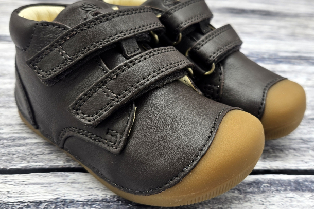 BUNDGAARD - Celoroční boty Petit Velcro, DARK BROWN