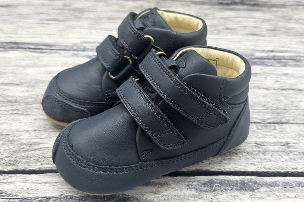 BUNDGAARD - celokožené PREWALKER, NAVY