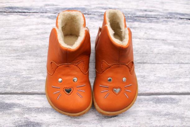 CAMPER Peu Cami - zimní boty Nappon Amaretto/Ry Abe First Walkers, BROWN