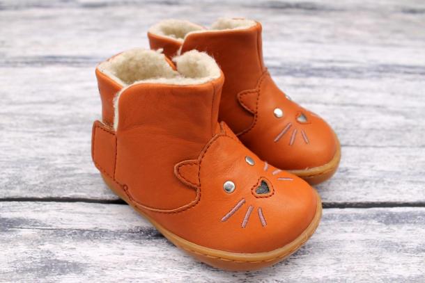 CAMPER Peu Cami - zimní boty Nappon Amaretto/Ry Abe First Walkers, BROWN