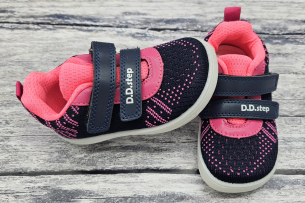 DD STEP - barefoot tenisky 093, BLUE/PINK