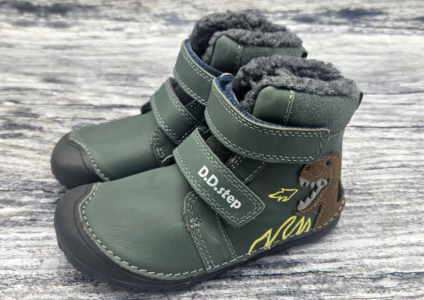 DD STEP - zimní boty W073-52943AM, EMERALD (Kluk)