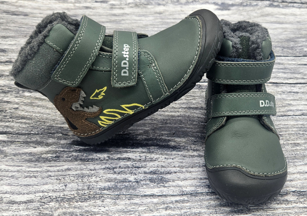 DD STEP - zimní boty W073-52943AM, EMERALD (Kluk)