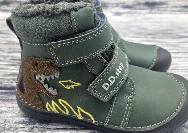 DD STEP - zimní boty W073-52943AM, EMERALD (Kluk)
