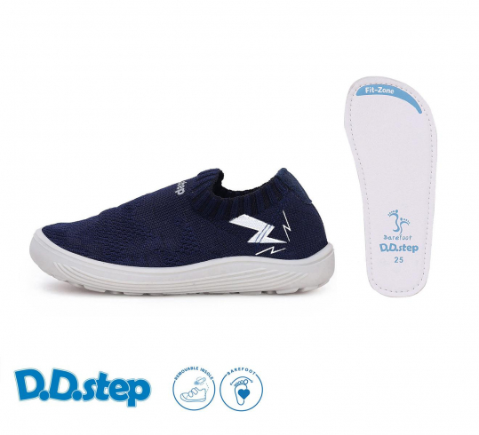 DD STEP - barefoot SLIP-ON tenisky 093, ROYAL BLUE