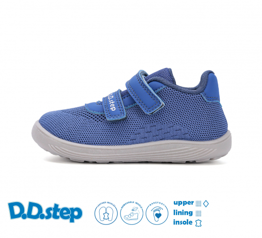 DD STEP - barefoot tenisky 093, ROYAL BLUE