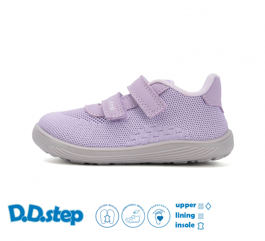 DD STEP - barefoot tenisky 093, LILA