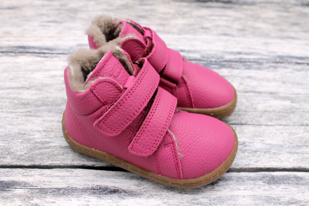 FRODDO - zimní barefoot boty 2023, FUXIA