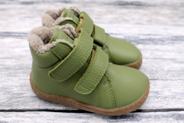 FRODDO - zimní barefoot boty 2023, OLIVE