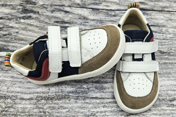 FRODDO ZERU LOOP Barefoot - tenisky, BLUE/RED