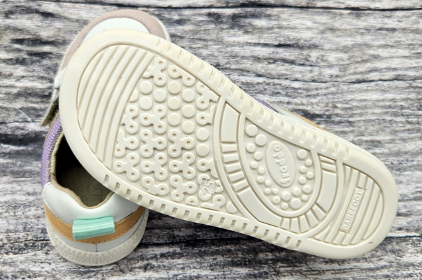 FRODDO ZERU LOOP Barefoot - tenisky, WHITE/LILA